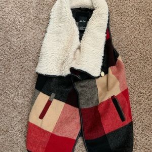 Fall Or Winter Plaid Vest